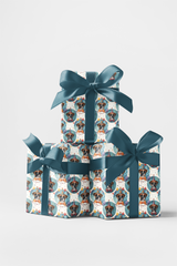 Birthday Hats Boxer Celebration Wrapping Paper