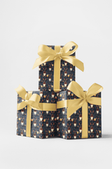 Festive New Year Dobermans Wrapping Paper - London Penny Gift Wrap