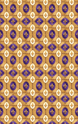 Fleur-de-Lis Frame Wrapping Paper