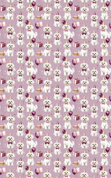 Elegant Birthday Maltese Wrapping Paper