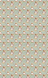 Chihuahua Spring Garden Party Wrapping Paper