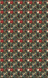 Antique Christmas Doberman Wrapping Paper