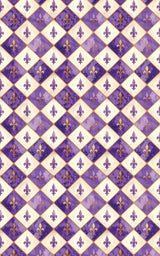 Royal Fleur-de-Lis Charm Wrapping Paper