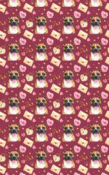 Valentine’s Staffy Sweethearts Wrapping Paper