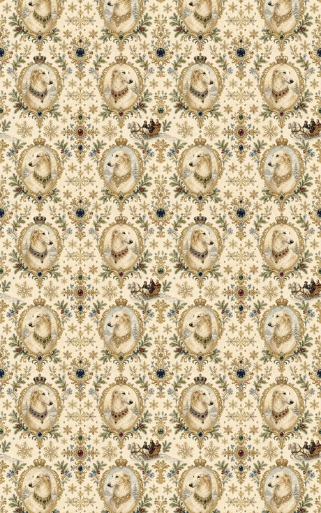 Royal Borzoi Crest Wrapping Paper - London Penny Gift Wrap
