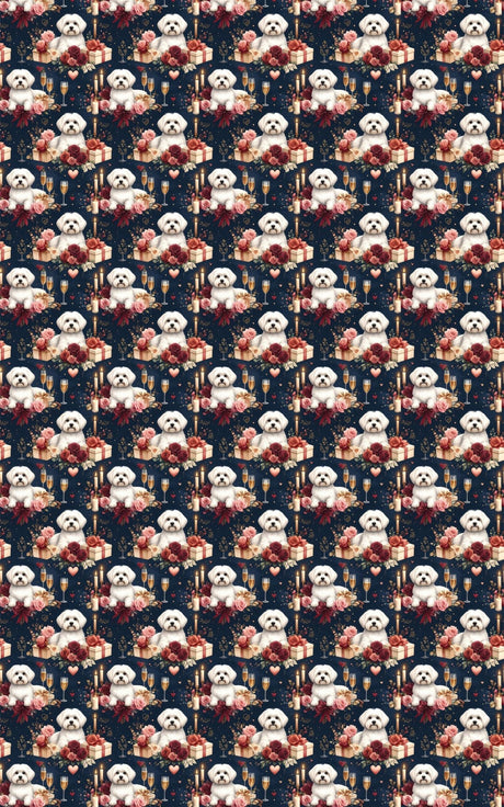 Maltese Anniversary Celebration Wrapping Paper - London Penny Gift Wrap