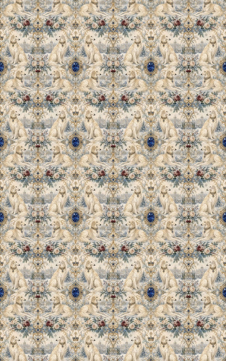 Jewel-Collared Borzoi Wrapping Paper - London Penny Gift Wrap