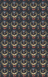 Graduation Doberman Wrapping Paper