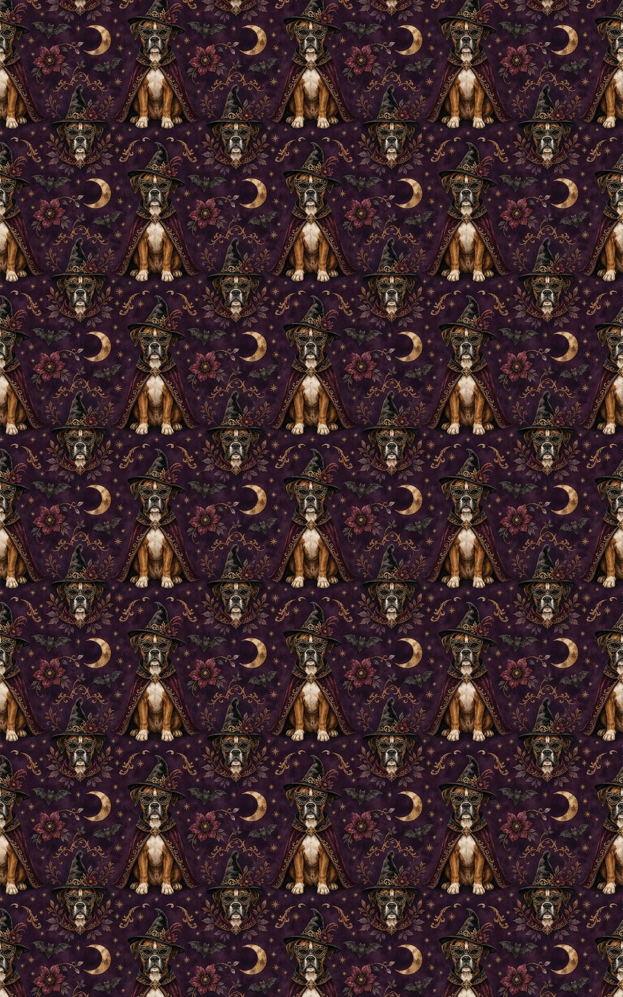Halloween Boxer Masquerade Wrapping Paper - London Penny Gift Wrap