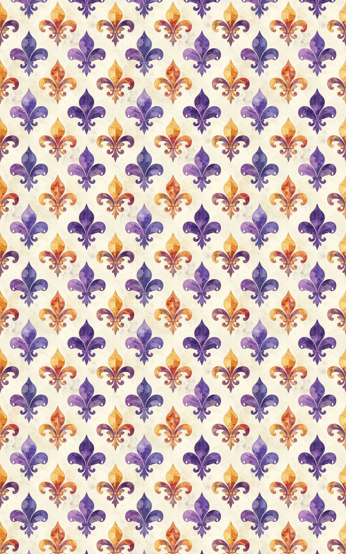 Fleur-de-Lis & Royal Rosettes Wrapping Paper