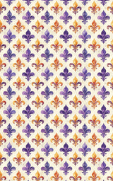 Fleur-de-Lis & Royal Rosettes Wrapping Paper