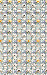 Easter Garden Maltese Wrapping Paper