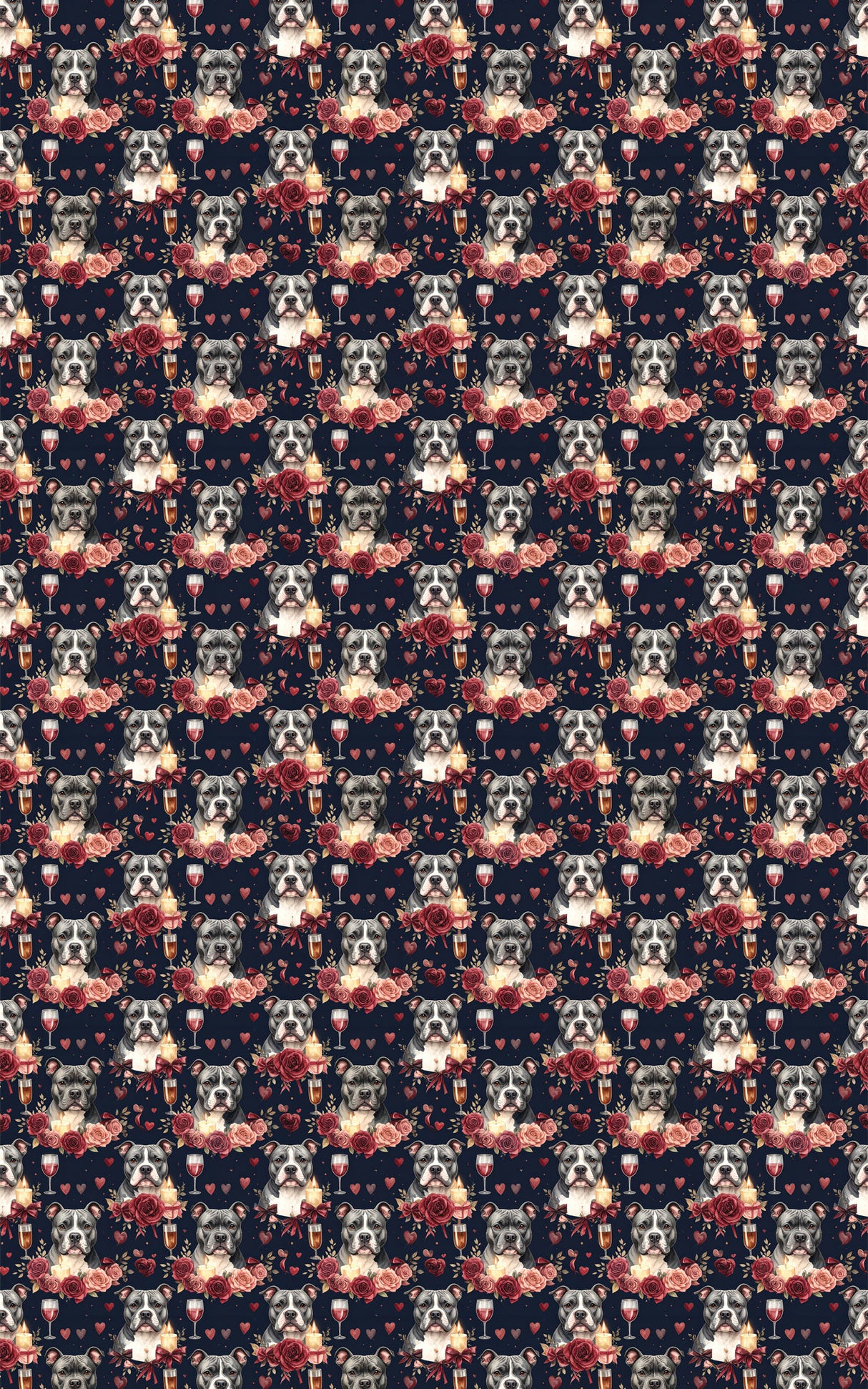 Anniversary Staffies Wrapping Paper