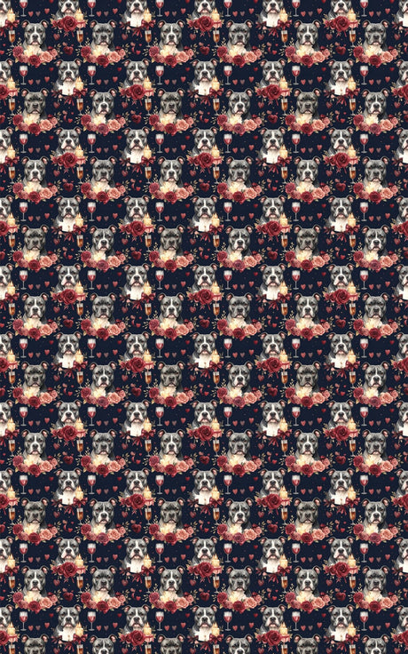 Anniversary Staffies Wrapping Paper - London Penny Gift Wrap