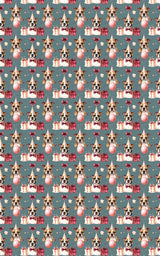 Birthday Staffy Celebration Wrapping Paper