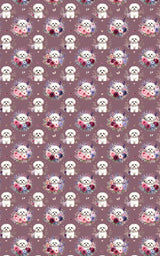 Floral Maltese Mother’s Day Wrapping Paper