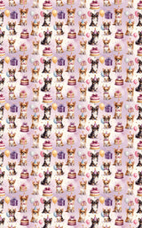 Chihuahua Birthday Bash Wrapping Paper