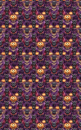 Gothic Halloween Staffies Wrapping Paper
