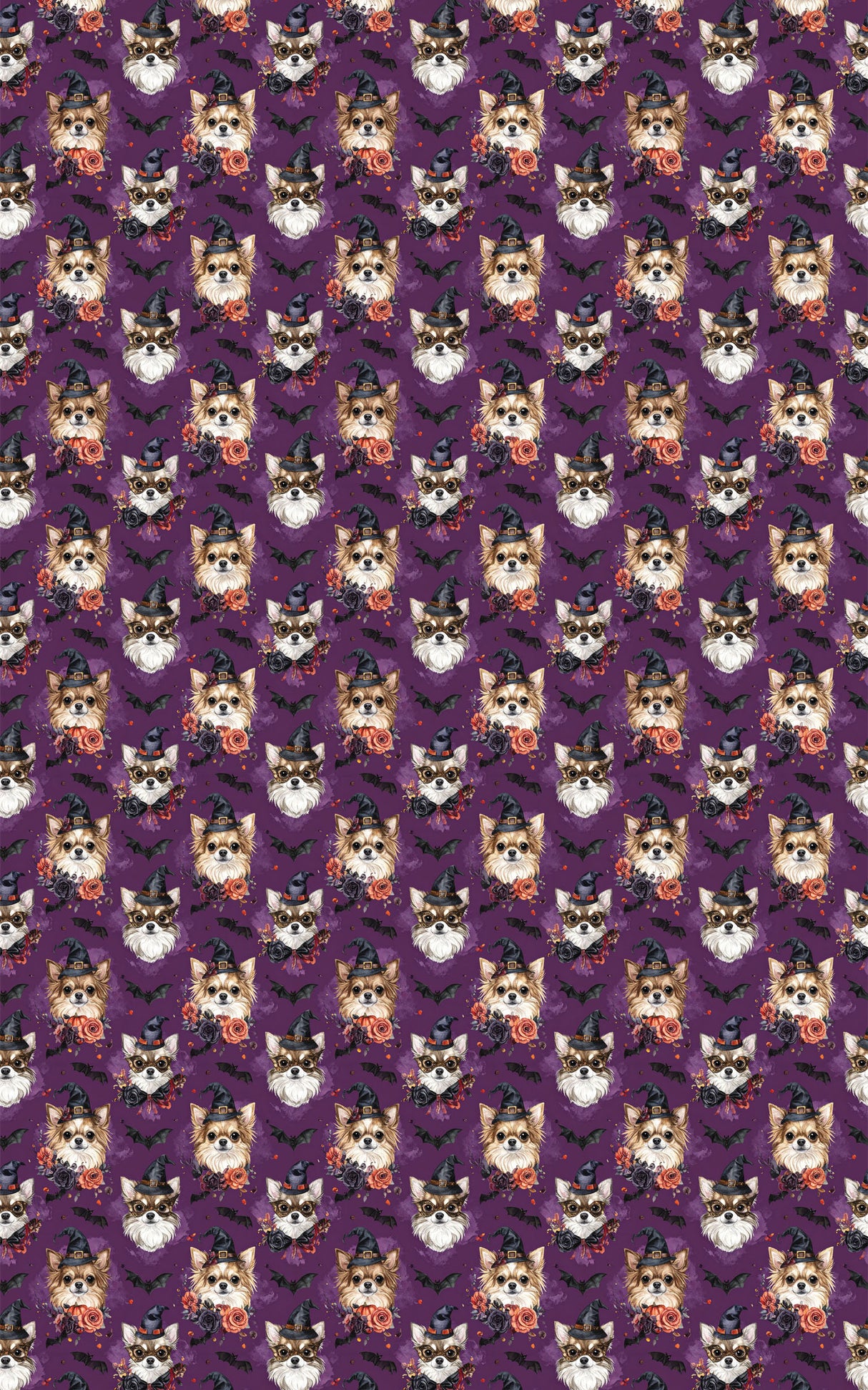 Chihuahua Spooky Party Wrapping Paper
