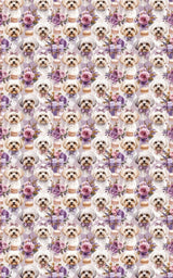 Parisian Chic Maltese Wrapping Paper