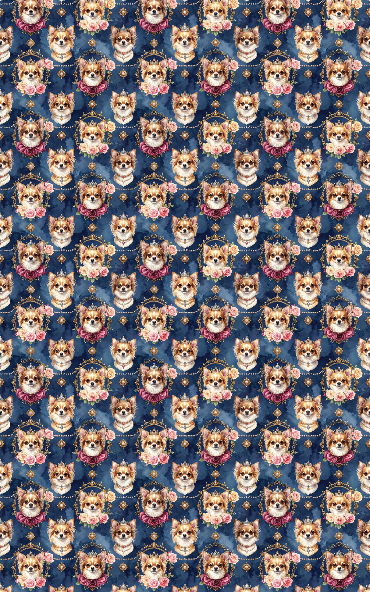Royal Chihuahua Celebration Wrapping Paper