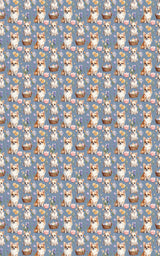 Easter Chihuahua Garden Wrapping Paper