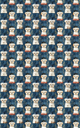Graduation Maltese Wrapping Paper - London Penny Gift Wrap