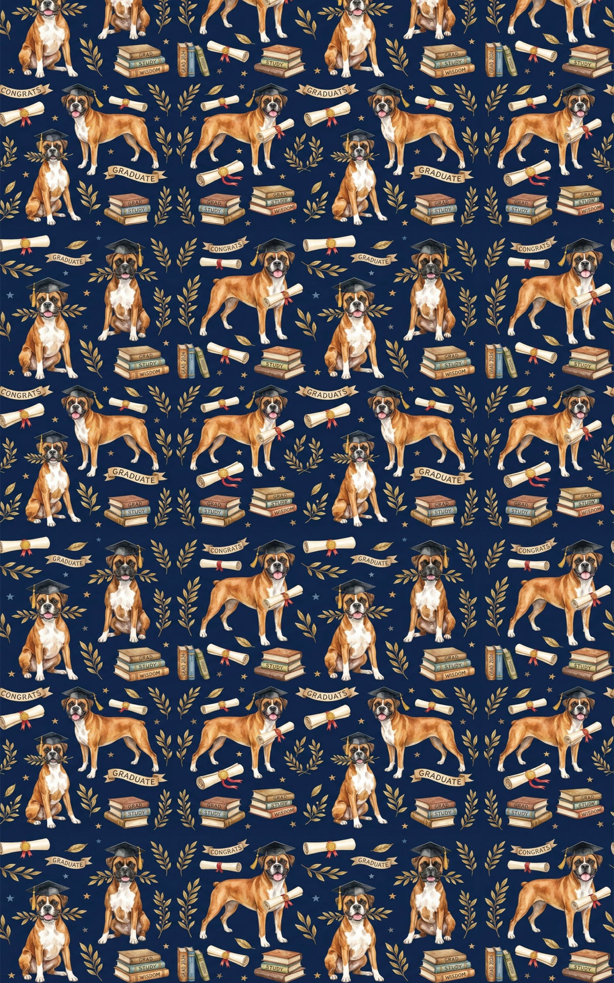 Graduation Boxer Wrapping Paper