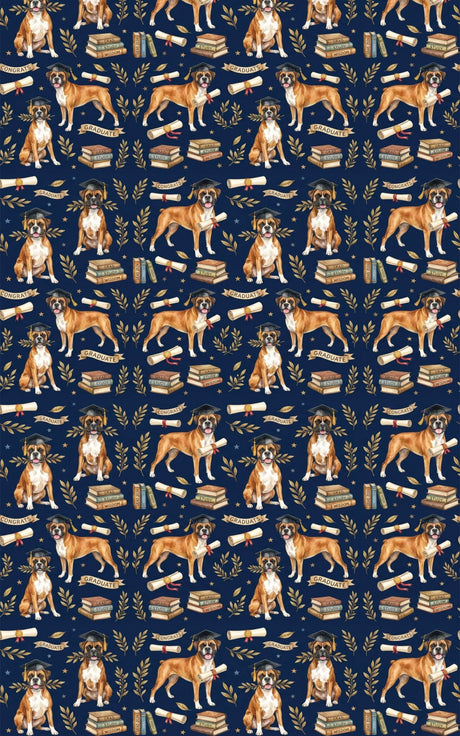 Graduation Boxer Wrapping Paper - London Penny Gift Wrap