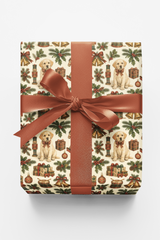 Christmas Labrador Toy Shop Wrapping Paper