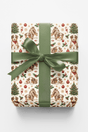 Red Merle Holiday Wrapping Paper - London Penny Gift Wrap