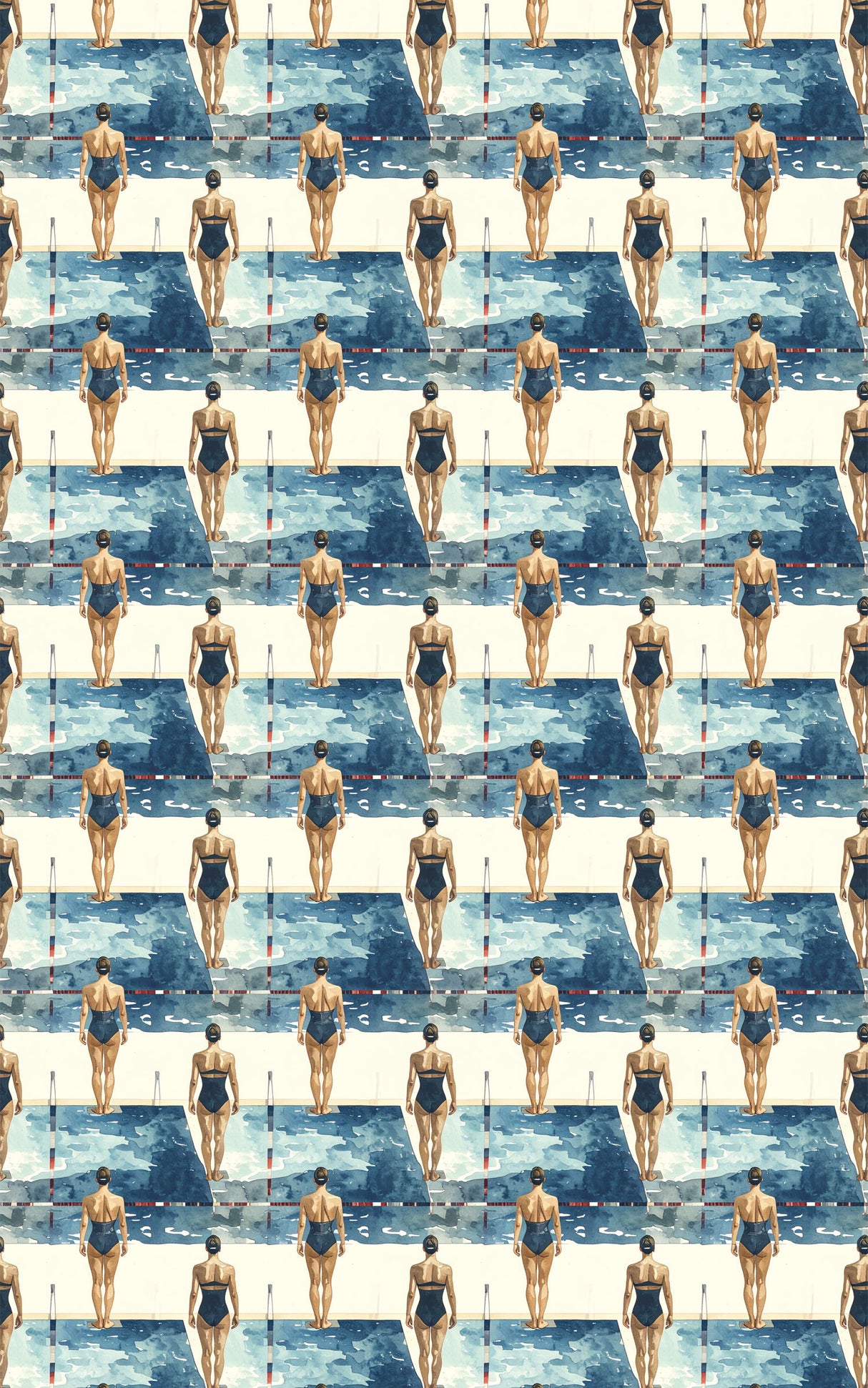 Diving Board & Splash Wrapping Paper