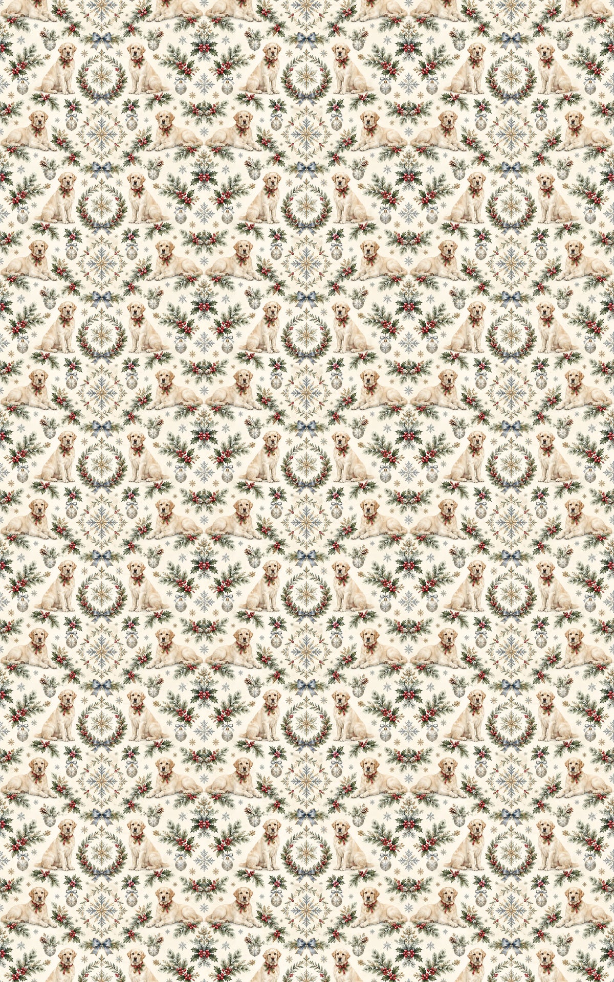 Winter Wonderland Labradors Wrapping Paper