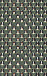 Evergreen Portrait Medallions Wrapping Paper