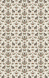 Winter Keeshond Christmas Garden Wrapping Paper