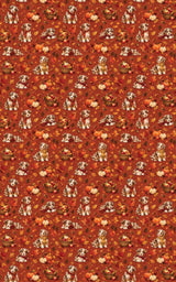 Red merle Aussie Autumn Harvest Wrapping Paper - London Penny Gift Wrap