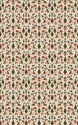 Australian Sheperd Santa's Workshop Wrapping Paper