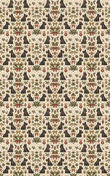 Vintage Christmas Scotties Wrapping Paper