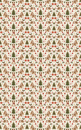 Red Merle Holiday Wrapping Paper - London Penny Gift Wrap