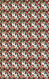 Cozy Christmas Presents & Cavaliers Wrapping Paper