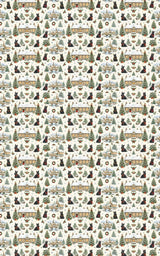 Scottie Christmas Village Wrapping Paper