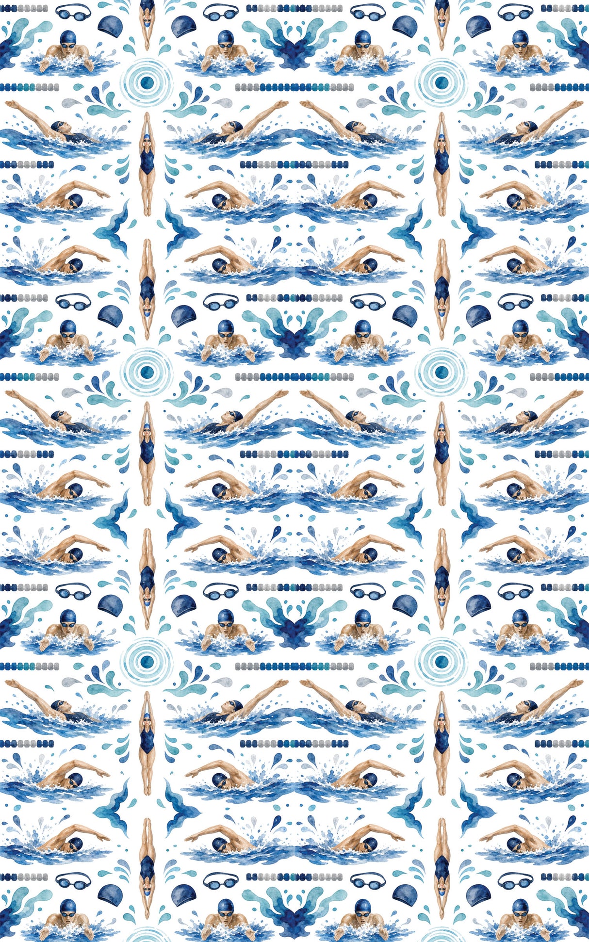 Aquatic Motion Wrapping Paper