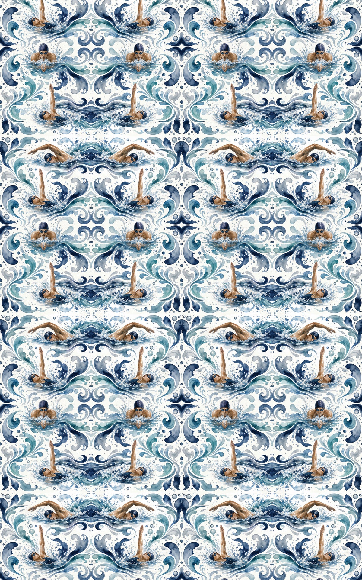 Artistic Water Motion Wrapping Paper