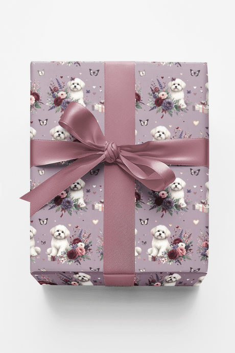 Mother’s Day Maltese Wrapping Paper - London Penny Gift Wrap