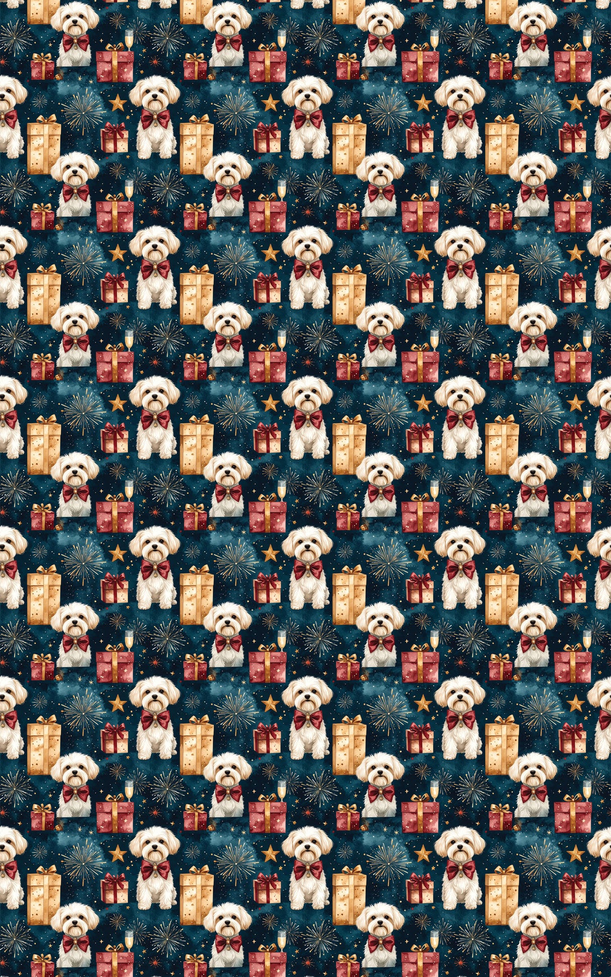 Maltese New Year Celebration Wrapping Paper