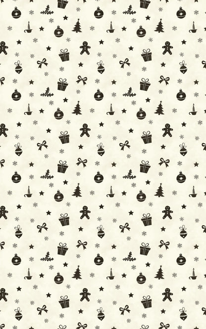 Monochrome Holiday Silhouettes