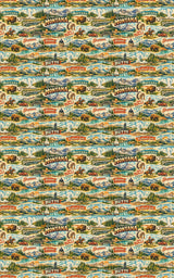 Montana Postcard Memories - London Penny Gift Wrap