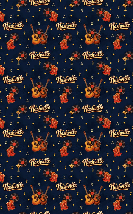 Nashville Country Flashback - London Penny Gift Wrap