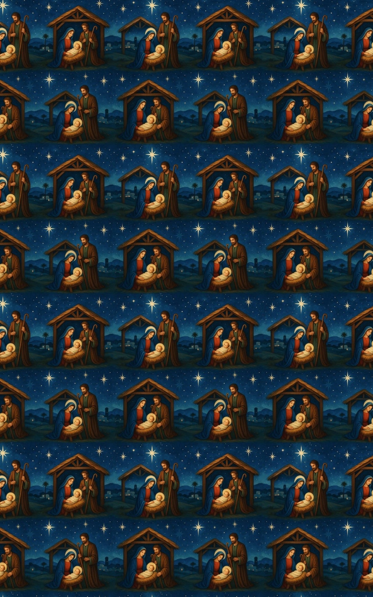 Nativity Night - London Penny Gift Wrap