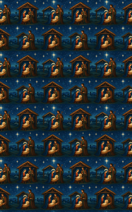 Nativity Night - London Penny Gift Wrap
